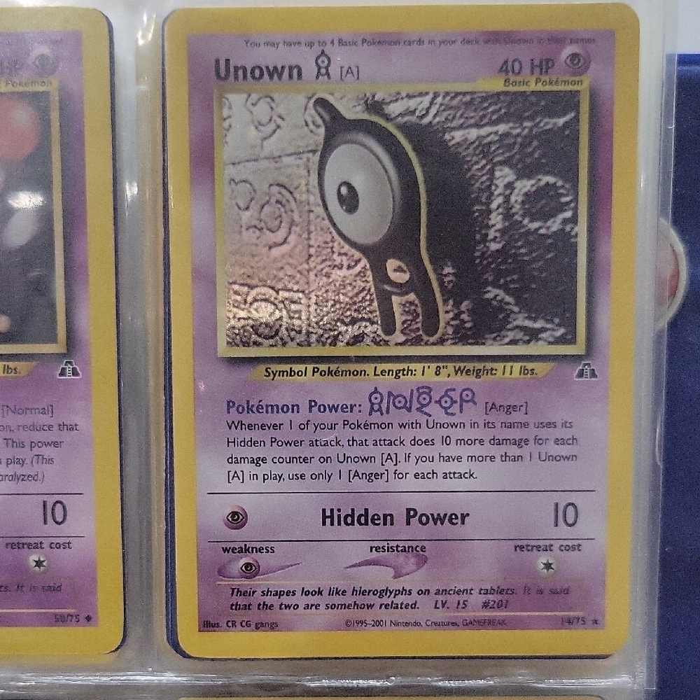 Pokemon Card Unown